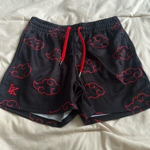 Bkack and red shorts size extra small, worn once